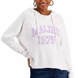 Grayson Threads Black Juniors' Malibu-Print Hoodie